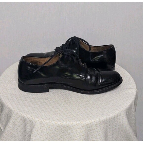 Biltrite Dress Shoes 12 B ? Oxford Lace Up Black Leather Men\'s Career Office